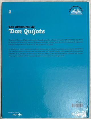 Cuento. Las Aventuras de Don Quijote. Número uno.