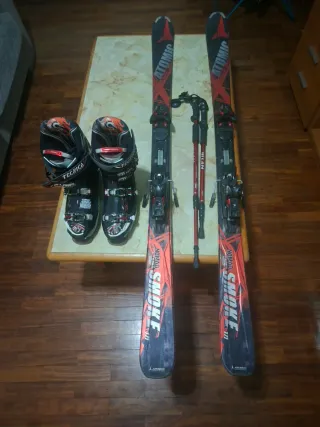 Attrezzatura sci Atomic 170cm + Scarponi 43 + Bastoni