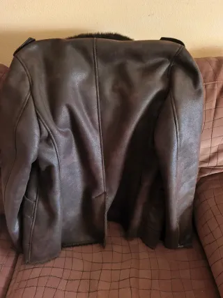 Cazadora Adolfo Domínguez Marrón Piel