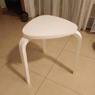 Taburete KYRRE Ikea Blanco Madera