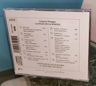 CD La Folia - Gregorio Paniagua originale 1982