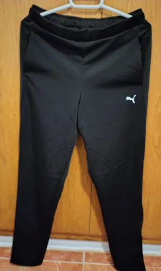 Chándal Puma Negro y Rosa