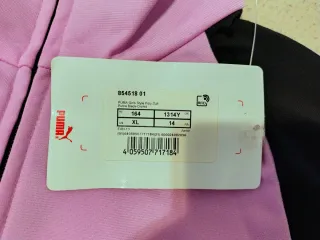 Chándal Puma Negro y Rosa