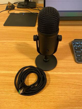 Micrófono Razer Seiren V2 Pro Negro Metal