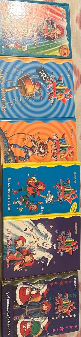 6 libros de kika superbruja!