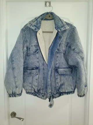 Cazadora vaquera forrada