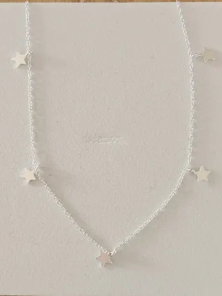 Collar Plata Estrellas