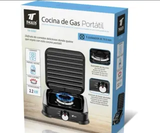 Hornillo de gas portátil 1 fuego