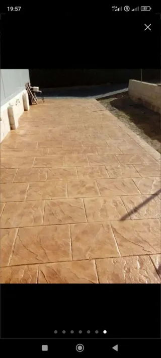 Hormigón impreso para exteriores