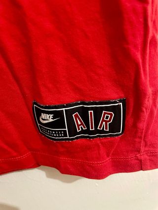 Camiseta Nike Air Roja Talla M