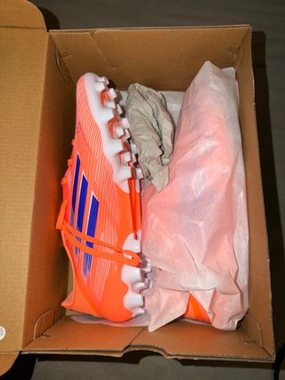 Botas Fútbol Adidas Naranja Talla 42