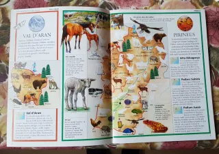 ATLES DE CATALUNYA  AMB ANIMALS ADHESIUS