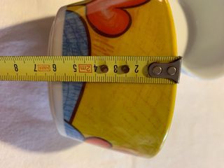 Set 3 Tazze Egan Cuori Ceramica