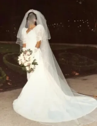 Vestido de Novia Encaje y Perlas