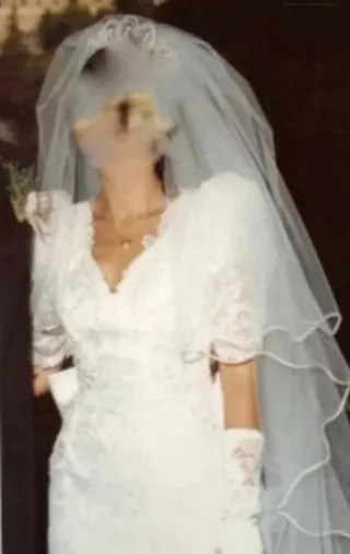 Vestido de Novia Encaje y Perlas