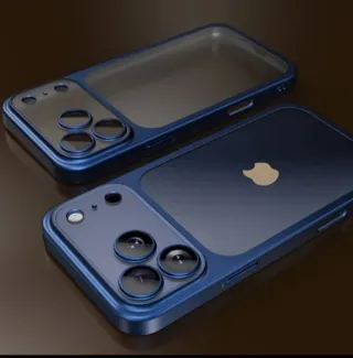 Funda iPhone Negra Transparente