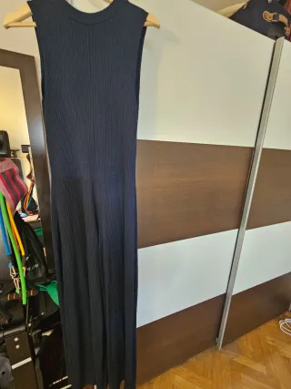 Mono largo azul de canalé