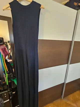 Mono largo azul de canalé