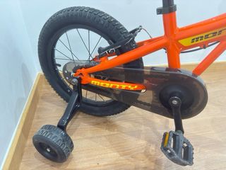 Bicicleta 16 pulgadas Monty Naranja