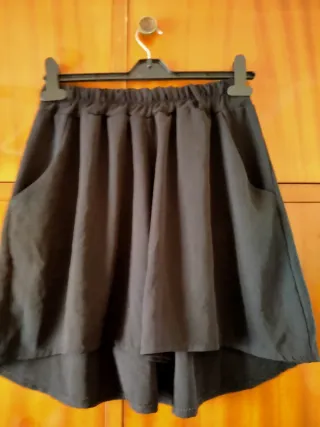 Conjunto Top Blanco y Shorts negro