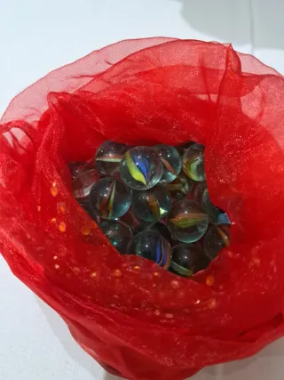 Canicas de cristal decorativas y para jugar