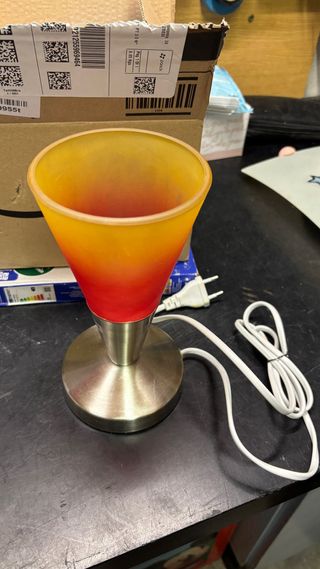 Lámpara colgante 3 tulipas cristal