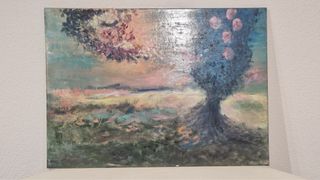 Cuadro óleo sobre lienzo paisaje
