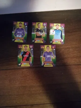 Colección Cartas Fútbol Panini Guantes de Oro
