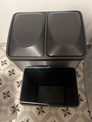 Cubos de reciclaje acero inoxidable