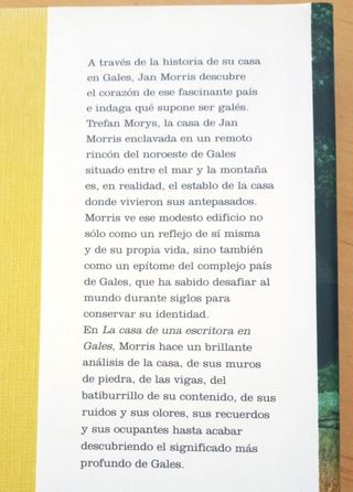 LA CASA DE UNA ESCRITORA EN GALES JAN MORRIS