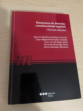 Elementos de Derecho constitucional español