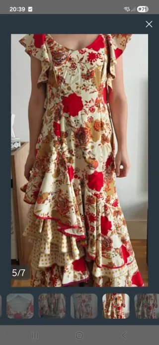 Vestido Flamenca Multicolor