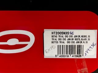 Botas Trial Junior Eko Evo Talla 35