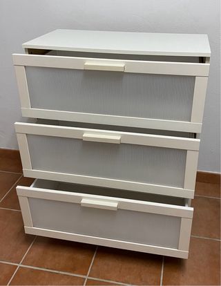 Cajonera blanca Ikea 3 cajones
