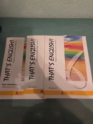 Libros That's English módulos 6,7,8 y 9