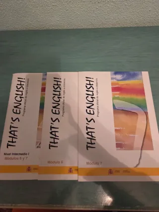 Libros That's English módulos 6,7,8 y 9