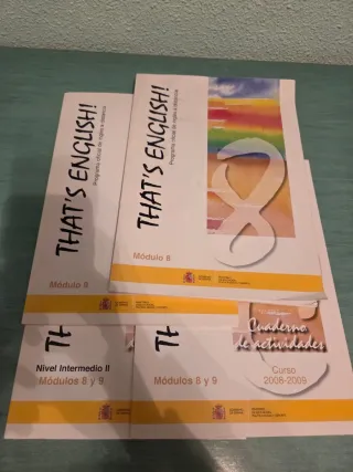 Libros That's English módulos 6,7,8 y 9