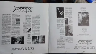 Vinilo Accept - Staying A Life - Live Osaka Japon