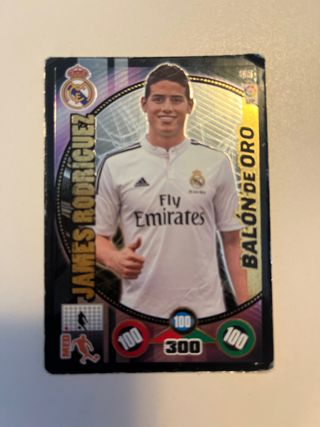 Cromo James Rodríguez Balón de Oro
