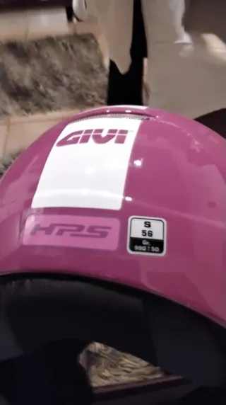 Casco Moto Donna Bianco Viola GIVI LADY s