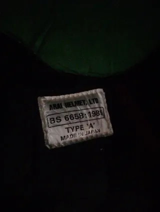 Casco Moto Arai Negro( lo ha dado todo)