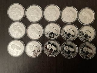 (envío) Moneda Panda Plata 30g 2020