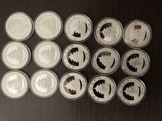 (envío) Moneda Panda Plata 30g 2020