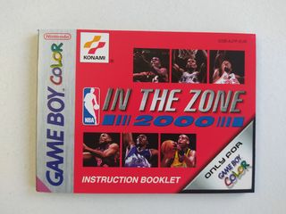 In The Zone 2000 NBA Game Boy Color