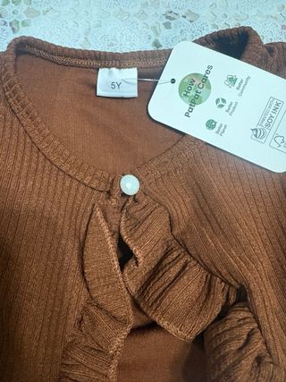 Conjunto niña 5 años: vestido y rebeca