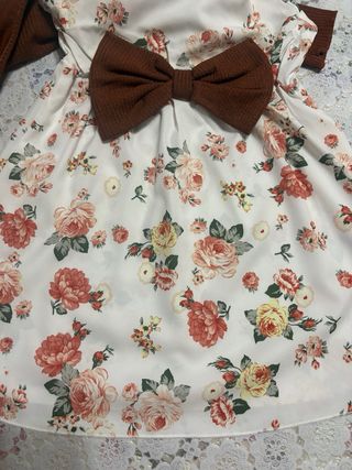 Conjunto niña 5 años: vestido y rebeca