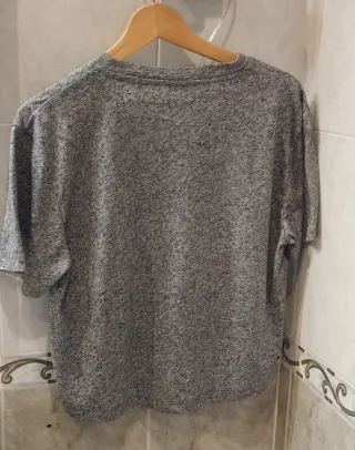 Camiseta Pepe Jeans gris con lentejuelas S