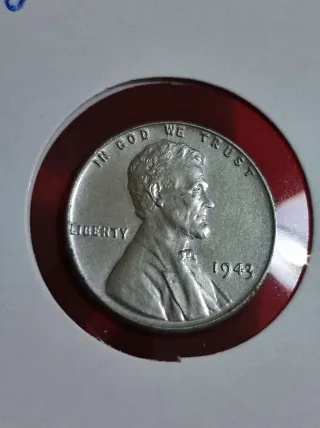 Estados Unidos 1 Cent Lincolin 1943 Acero