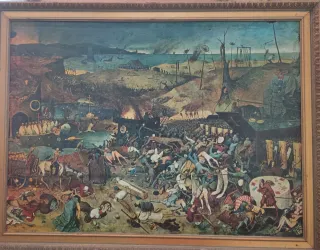 Cuadro El Triunfo de la Muerte 80x65