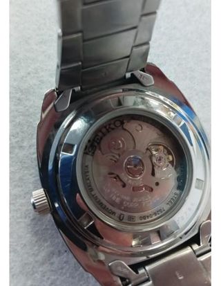 RELOJ SEIKO RECRAFT SNKM97 VERDE CON ESLABONES Y CAJA